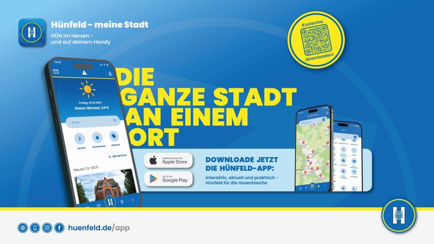 Die neue Hünfeld-App