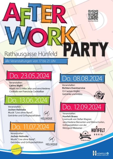 Plakat After Work Party 2024