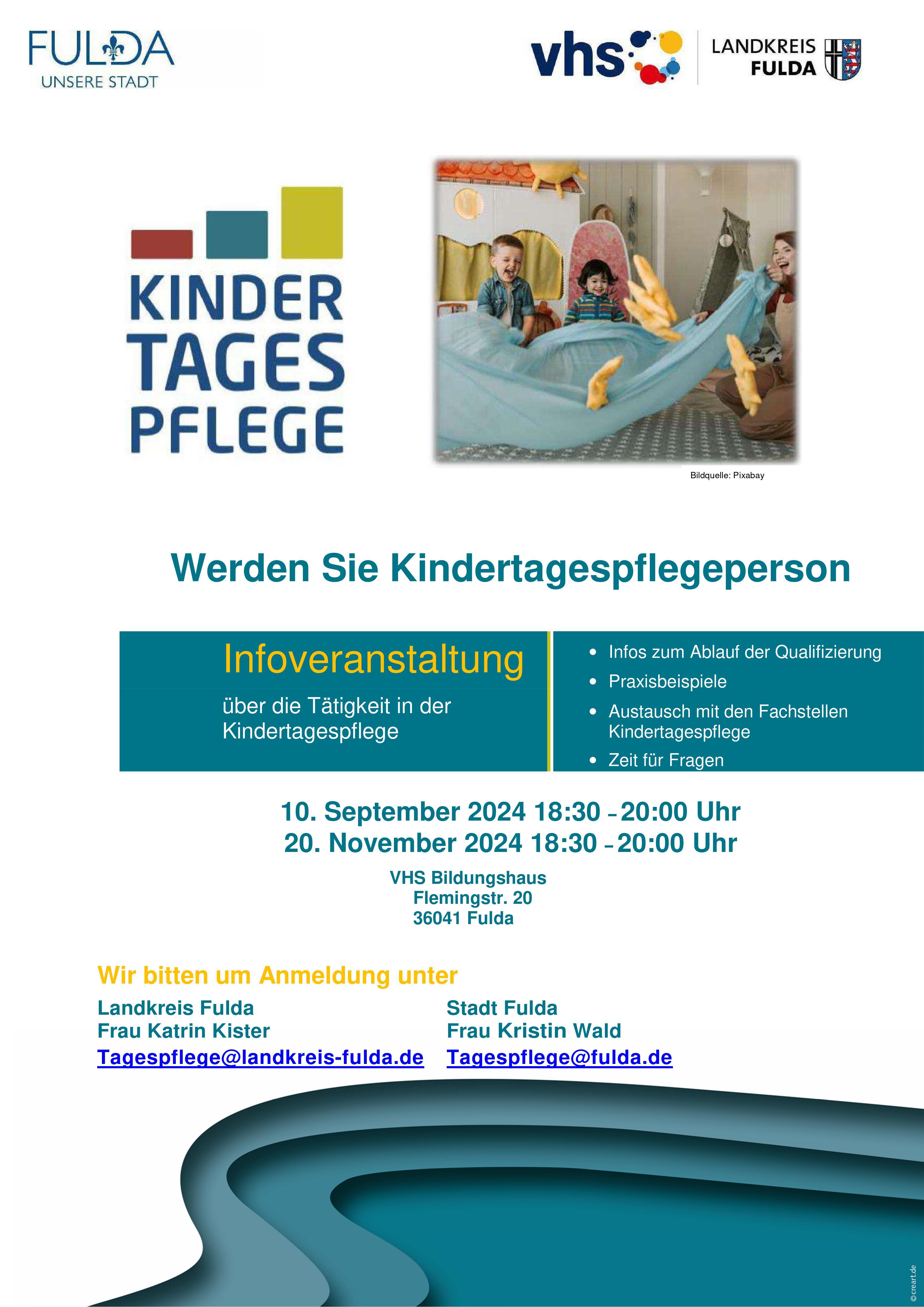 Plakat Kindertagespflege