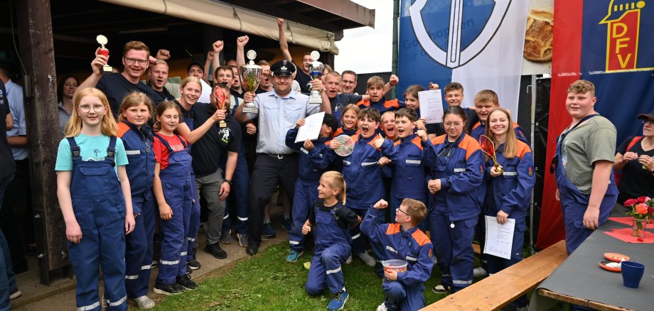 Feuerwehr Michelsrombach feiert Sieg